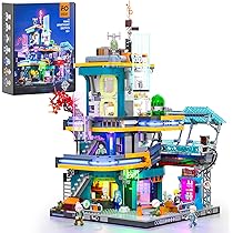 Funwhole Cyberpunk Mansion Lighting Building-Bricks Set